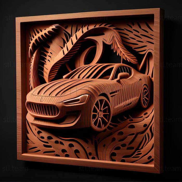 3D model Maserati Coup (STL)